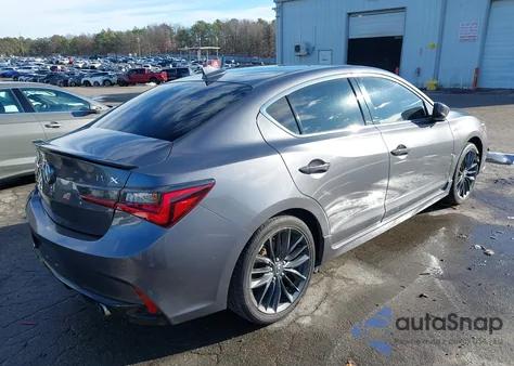 2021 Acura Ilx Premium A-Spec Packages/Technology A-Spec Packages from USA, damaged, VIN 19UDE2F81MA004507